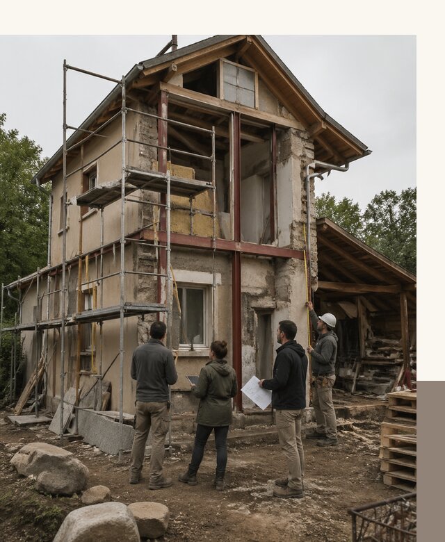 Реконструкция загородного дома под ключ в Пскове от бюро
