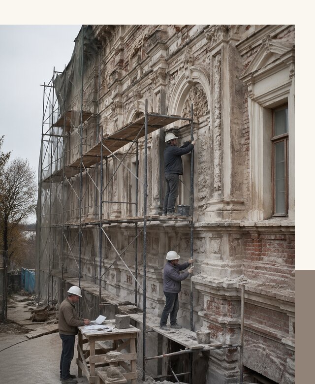 Реставрация объектов культурного наследия под ключ в Пскове